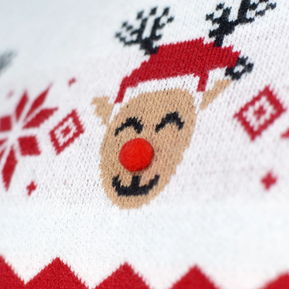 Jersey de Navidad para Niña y Niño Reno Adorable - Imagen 6