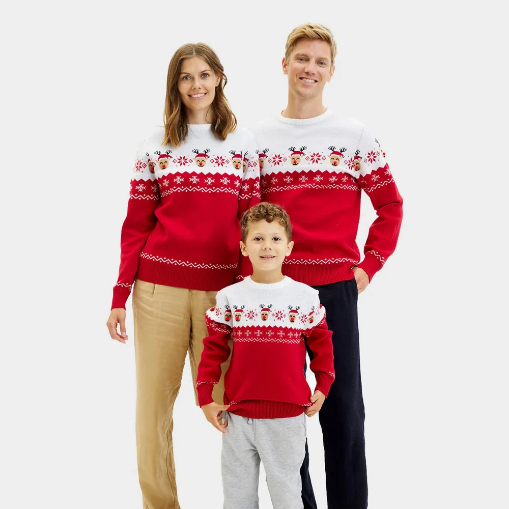 Jersey de Navidad para Niña y Niño Reno Adorable - Imagen 4