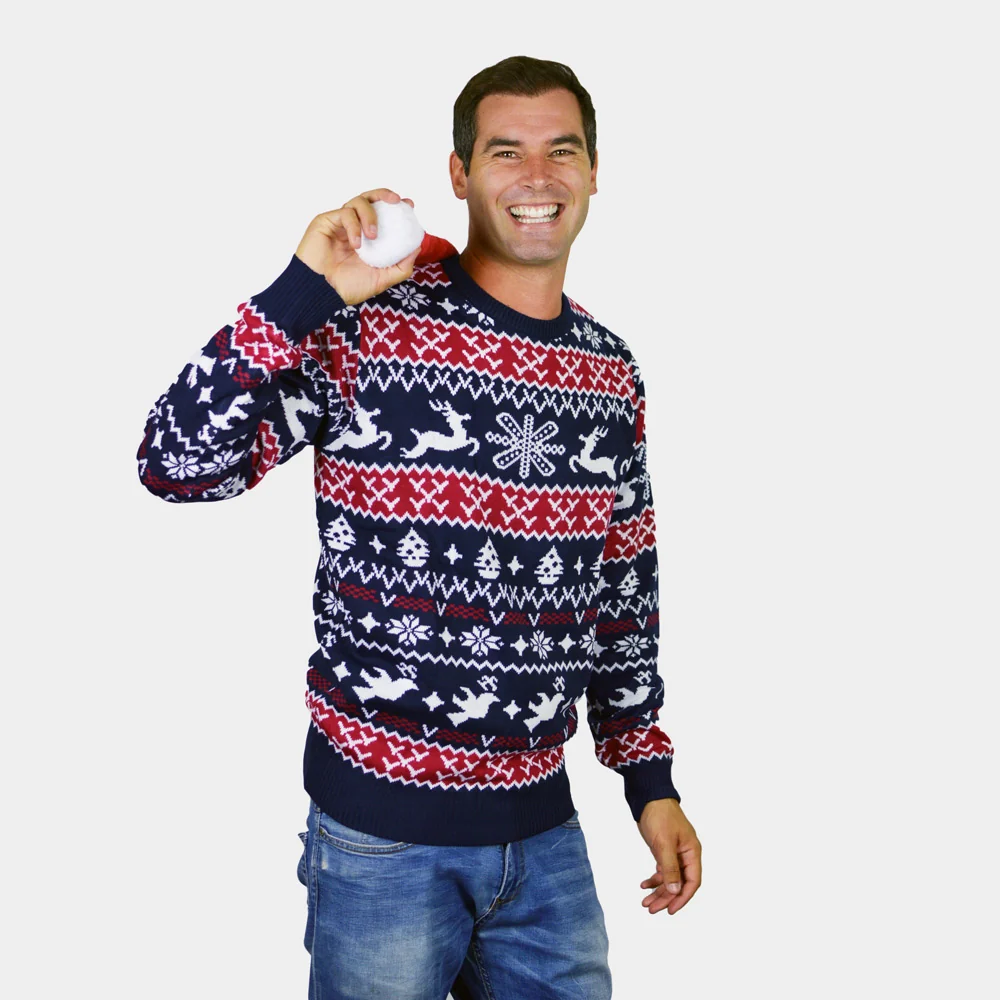 Jersey de Navidad para Niña y Niño Renos y Motivos Navideños - Imagen 4