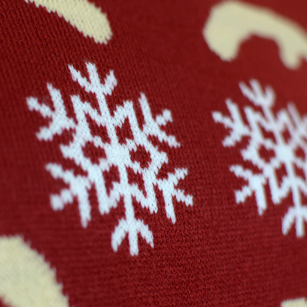 Jersey de Navidad para Hombre con Reno Rudolph Rojo - Imagen 3
