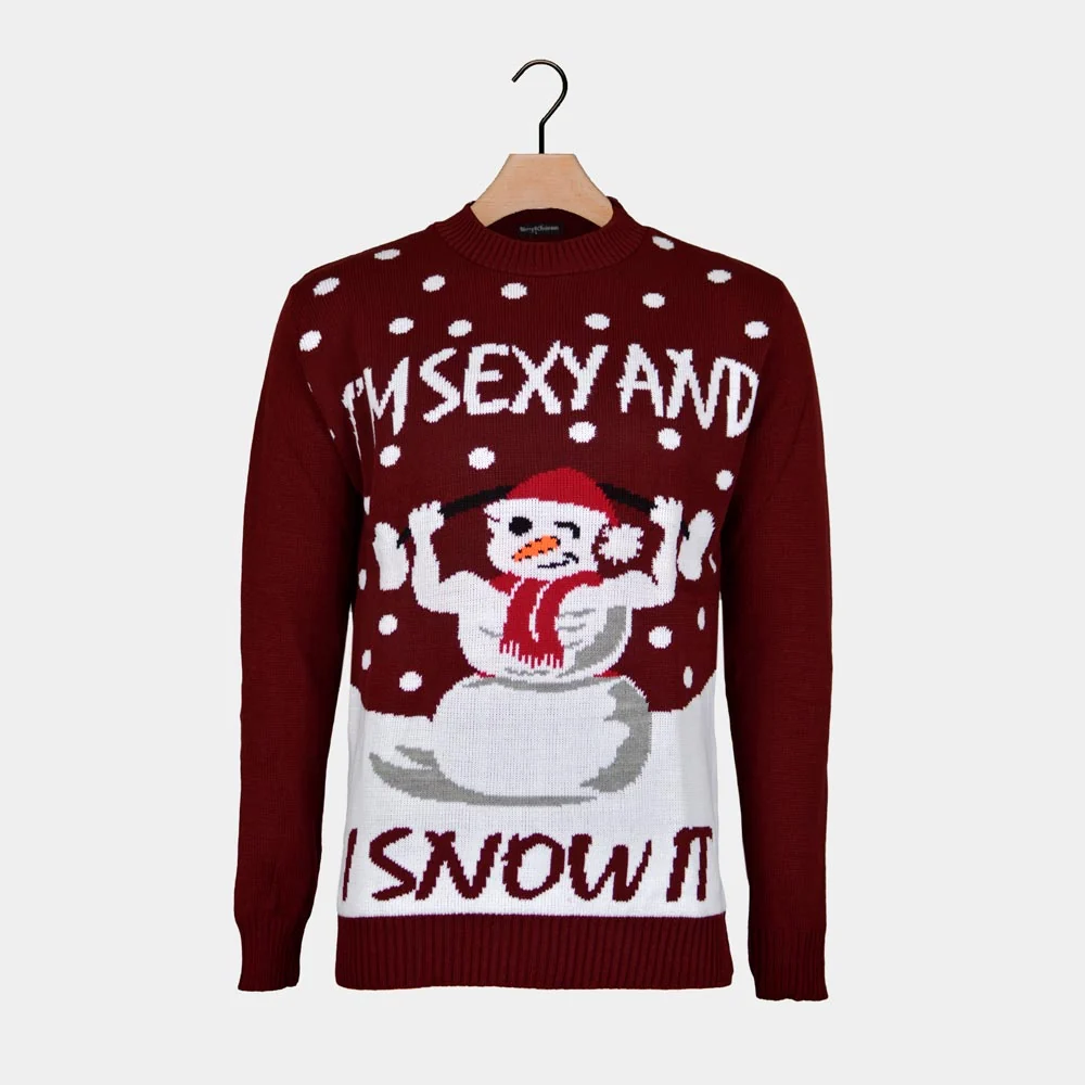 Jersey de Navidad para Mujer Muñeco de Nieve Sexy - Imagen 4