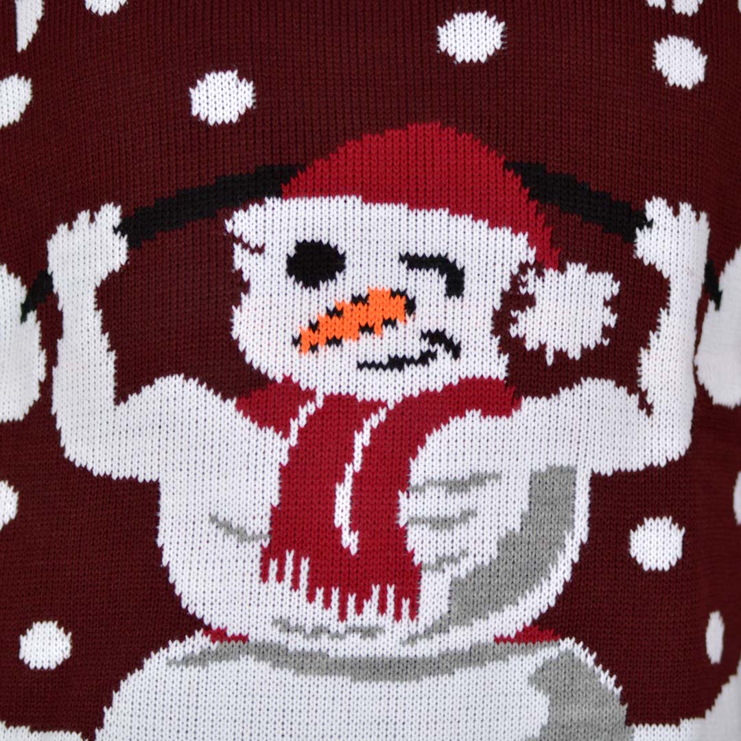 Jersey de Navidad para Mujer Muñeco de Nieve Sexy - Imagen 3