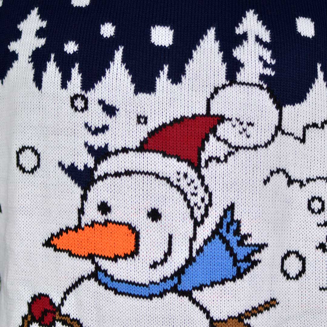 Jersey de Navidad para Mujer Muñeco de Nieve en Trineo - Imagen 3