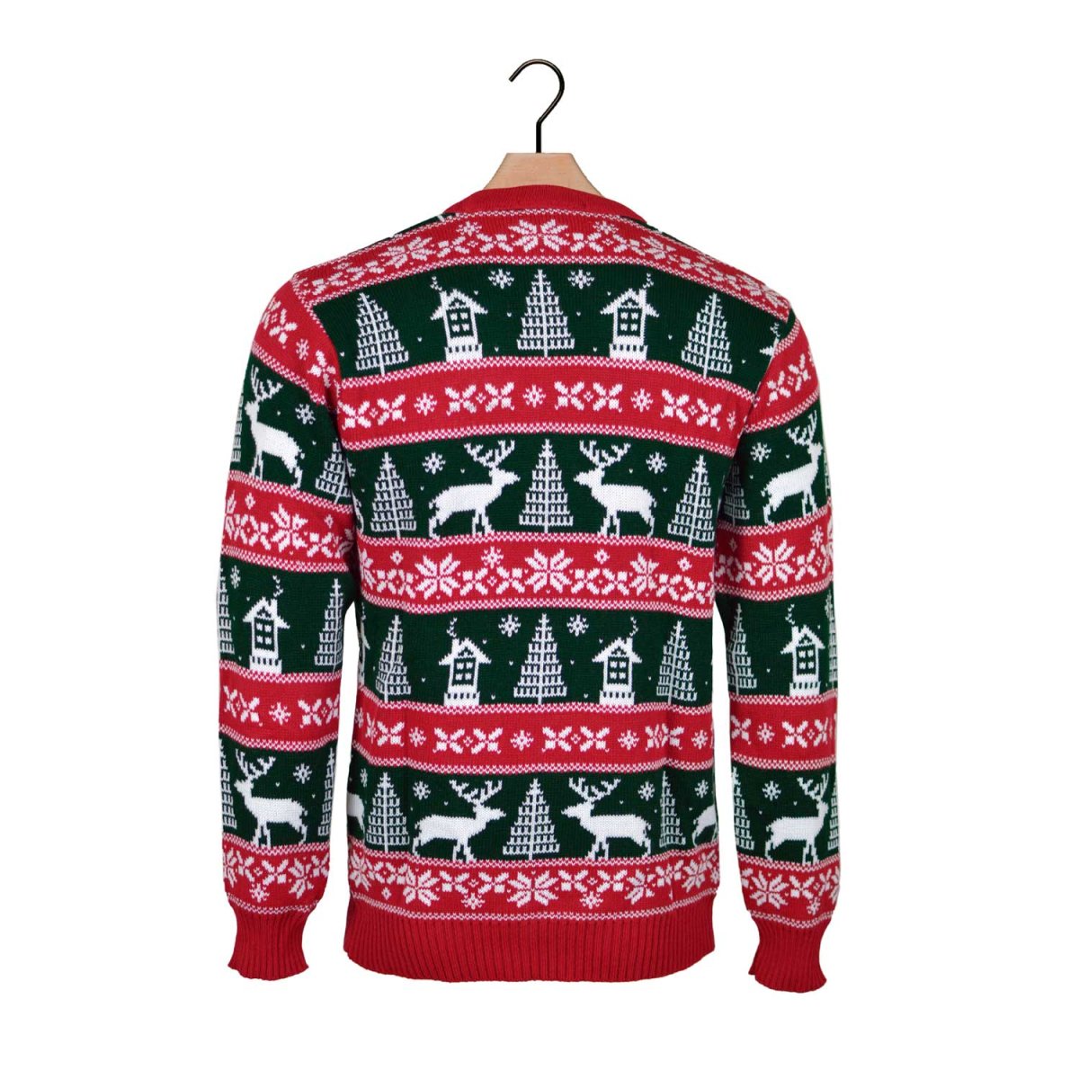 Jersey de Navidad para Mujer Rayas Verdes y Rojas Merry Christmas - Imagen 9