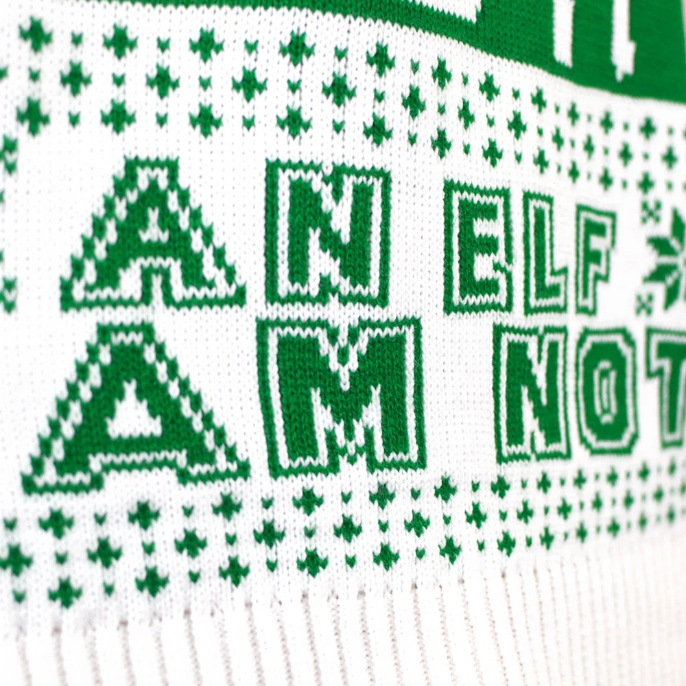 Jersey de Navidad Parejas I am Not an Elf - Imagen 6