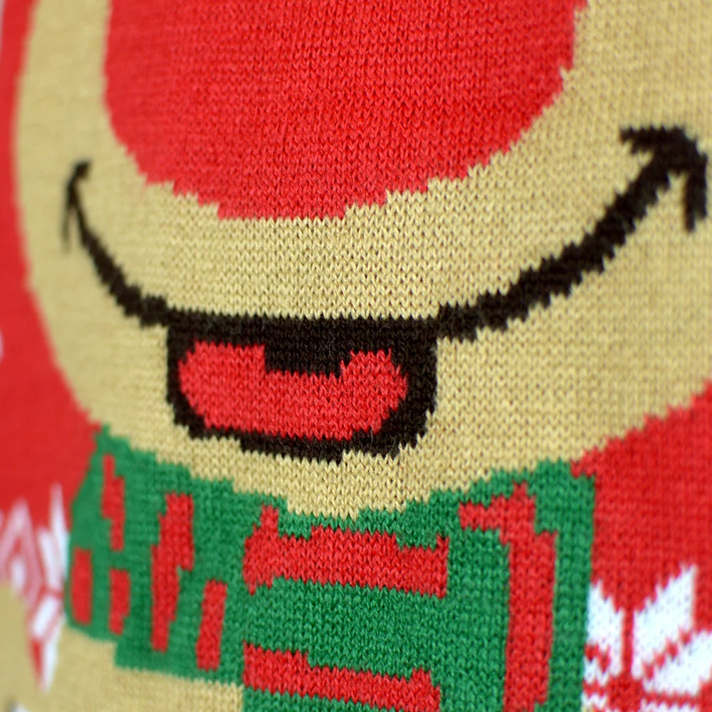 Jersey de Navidad Parejas Reno con Bufanda - Imagen 6