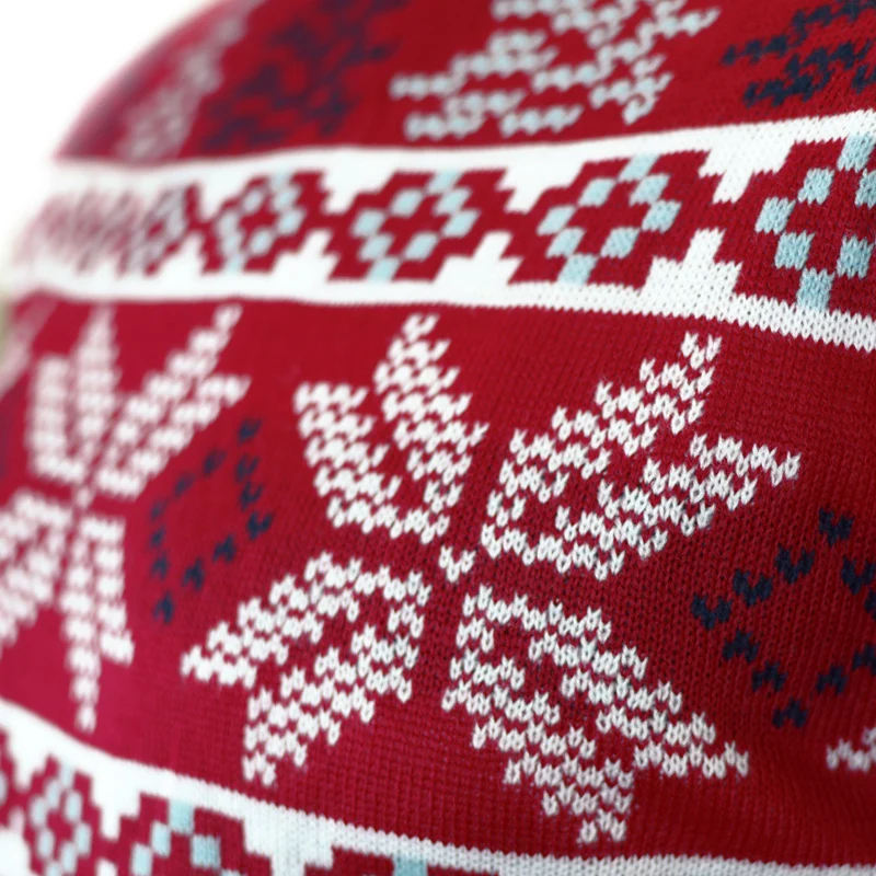 Jersey de Navidad Parejas Rojo Clásico Estrellas Polares - Imagen 6