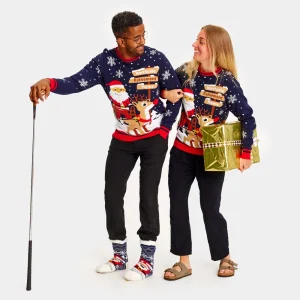 Jersey de Navidad Santa con Andador camino a la Jubilación