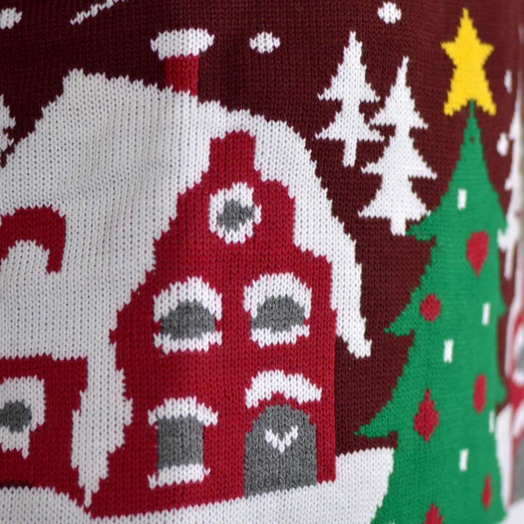 Jersey de Navidad Santa en Trineo y Árbol de Navidad - Imagen 6