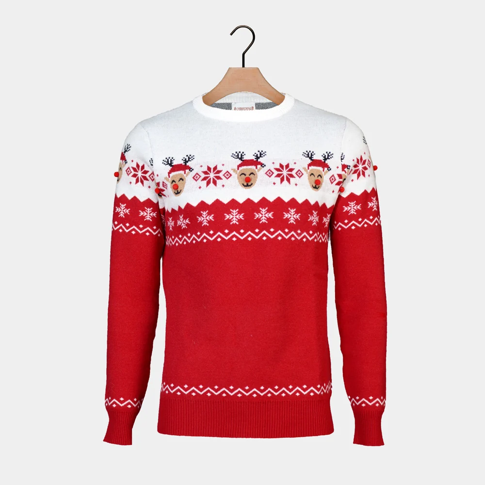 Jersey de Navidad para Mujer Reno Adorable - Imagen 7