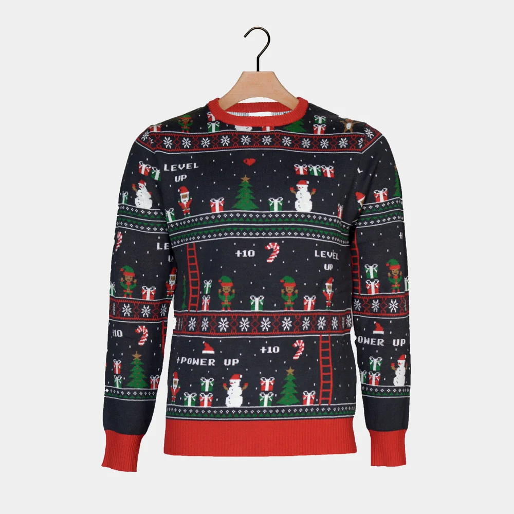 Jersey de Navidad para Hombre Vintage Gaming - Imagen 7