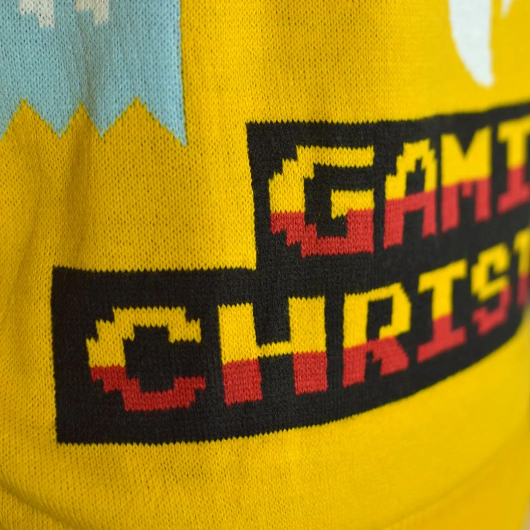 Jersey Navideño con Luces LED para Hombre Santa Gamer - Imagen 3