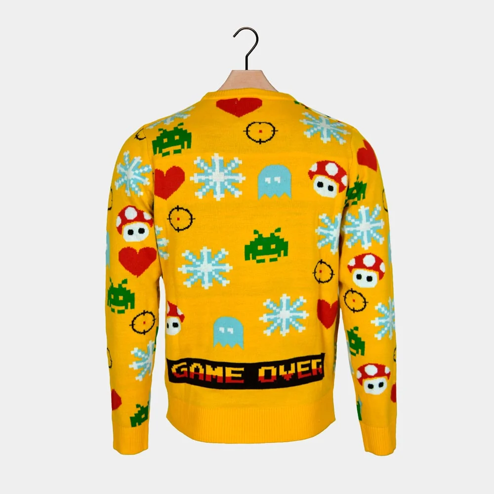 Jersey Navideño con Luces LED para Mujer Santa Gamer - Imagen 6