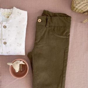 Pantalón de pana verde