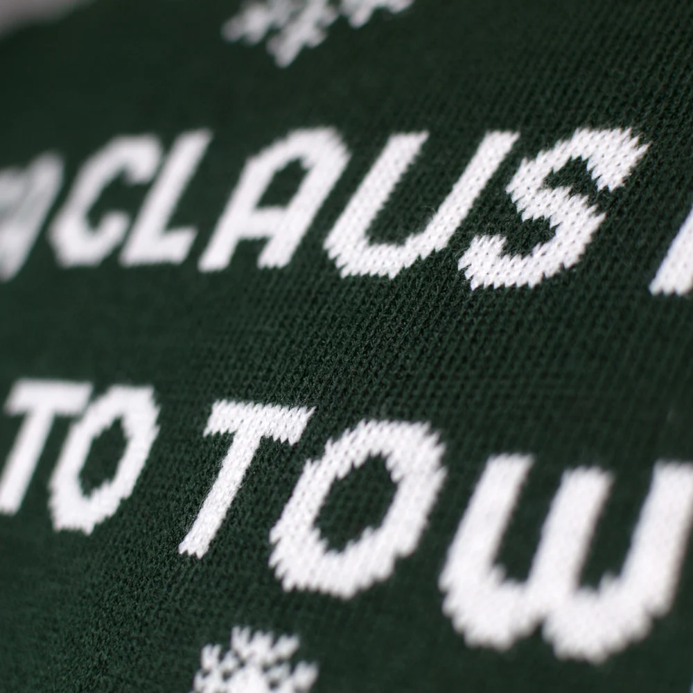 Jersey de Navidad con Luces LED Parejas Santa is Coming to Town - Imagen 6