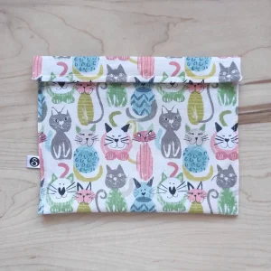 Portasandwich reutilizable Gatos