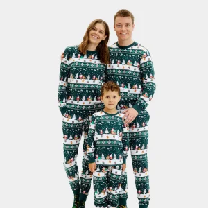 Pijama de Navidad para Familia Green Jolly Christmas Algodón Orgánico