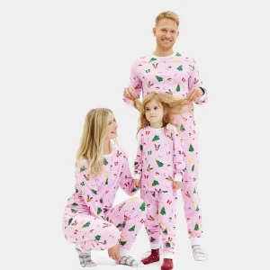 Pijama de Navidad para Familia Motivos Navideños Algodón Orgánico