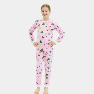 Pijama de Navidad para Niños Motivos Navideños Algodón Orgánico