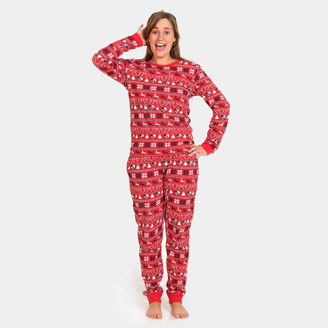 Pijama de Navidad para Familia con Renos y Árboles Algodón Orgánico - Imagen 4