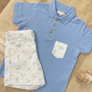 Polo Niño azul tabarca