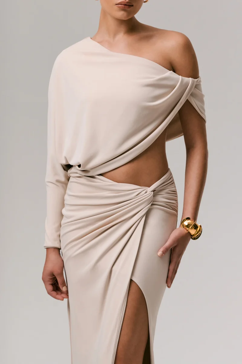 Marlena | Falda con detalle de cintura retorcida y abertura - Imagen 7