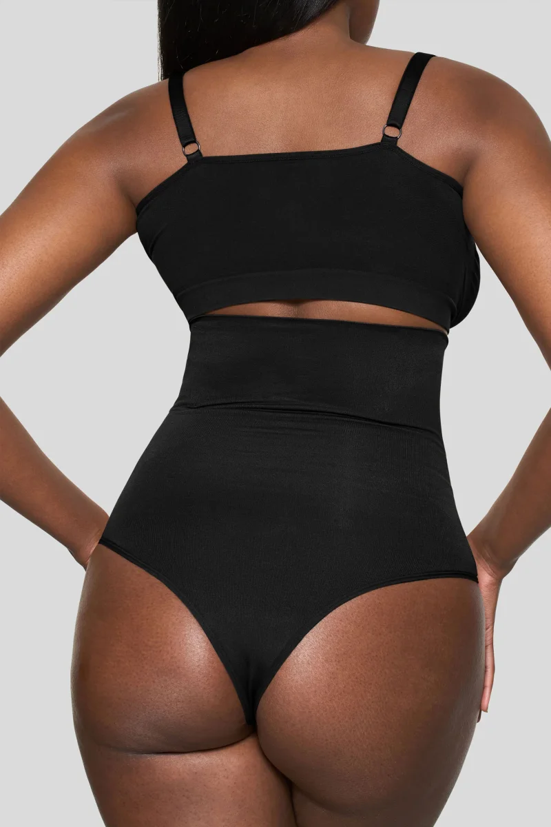 BOOMBA | Faja moldeadora de cintura alta en negro - Imagen 6