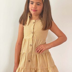 Vestido Volantes Vichy