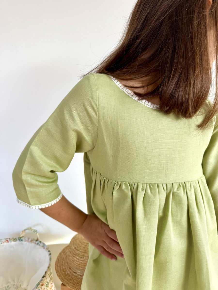 Vestido Olive Manga francesa - Imagen 3