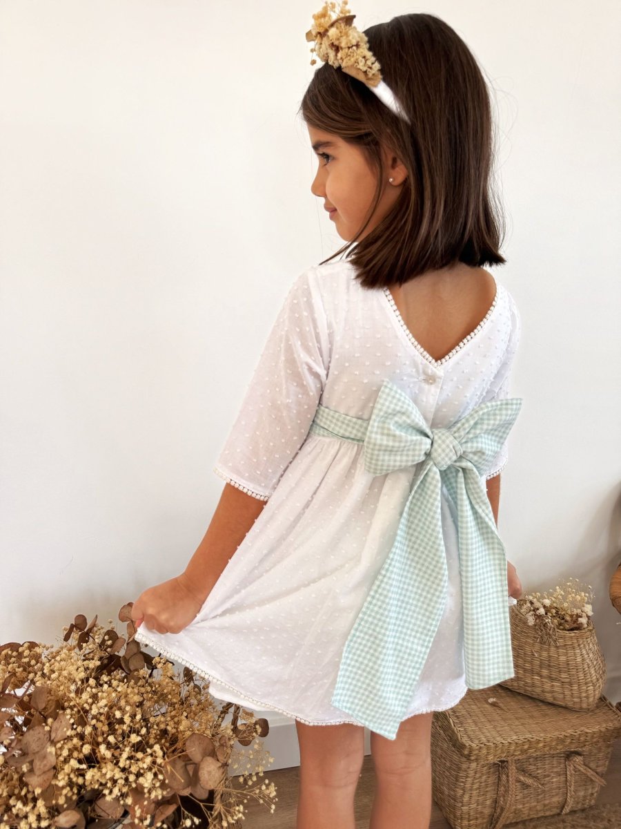 Vestido Niñas Arras Plumetti - Imagen 2