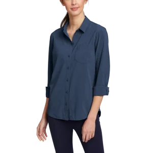 CAMISA MUJER ESCAPELITE MANGA LARGA / EDDIE BAUER
